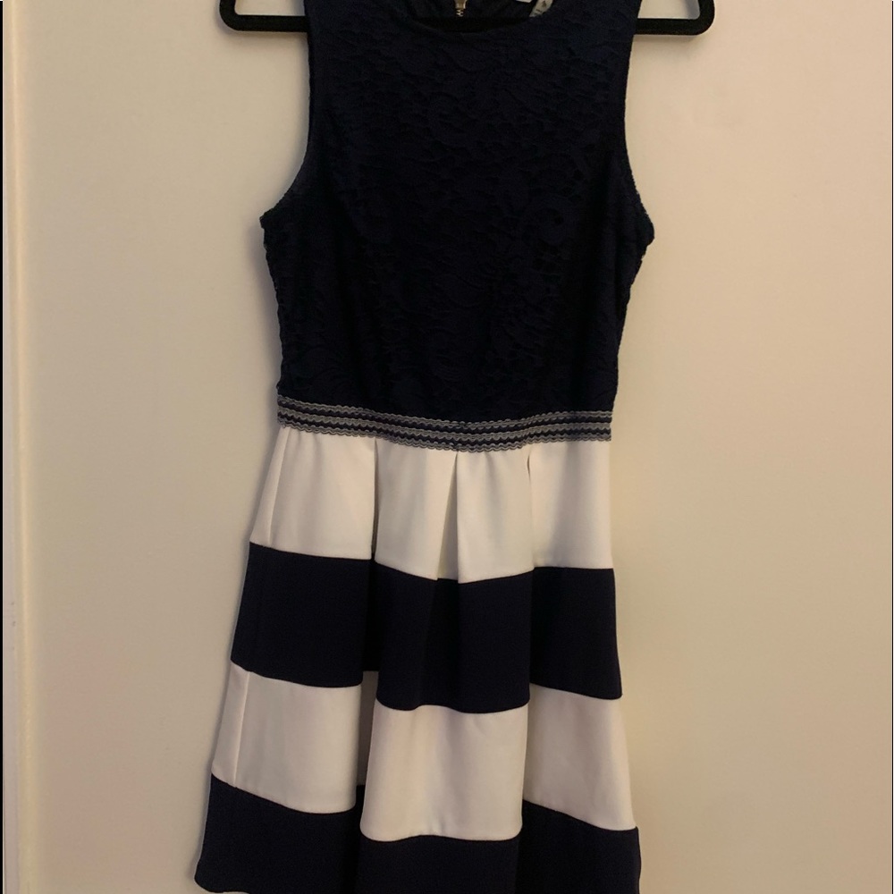 Navy Stripped Dress!